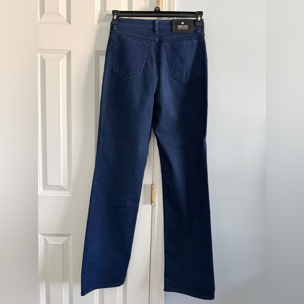 Versace Jeans Couture 90s Vintage Medusa Straight Leg Jeans 31 Like new - Picture 14 of 15